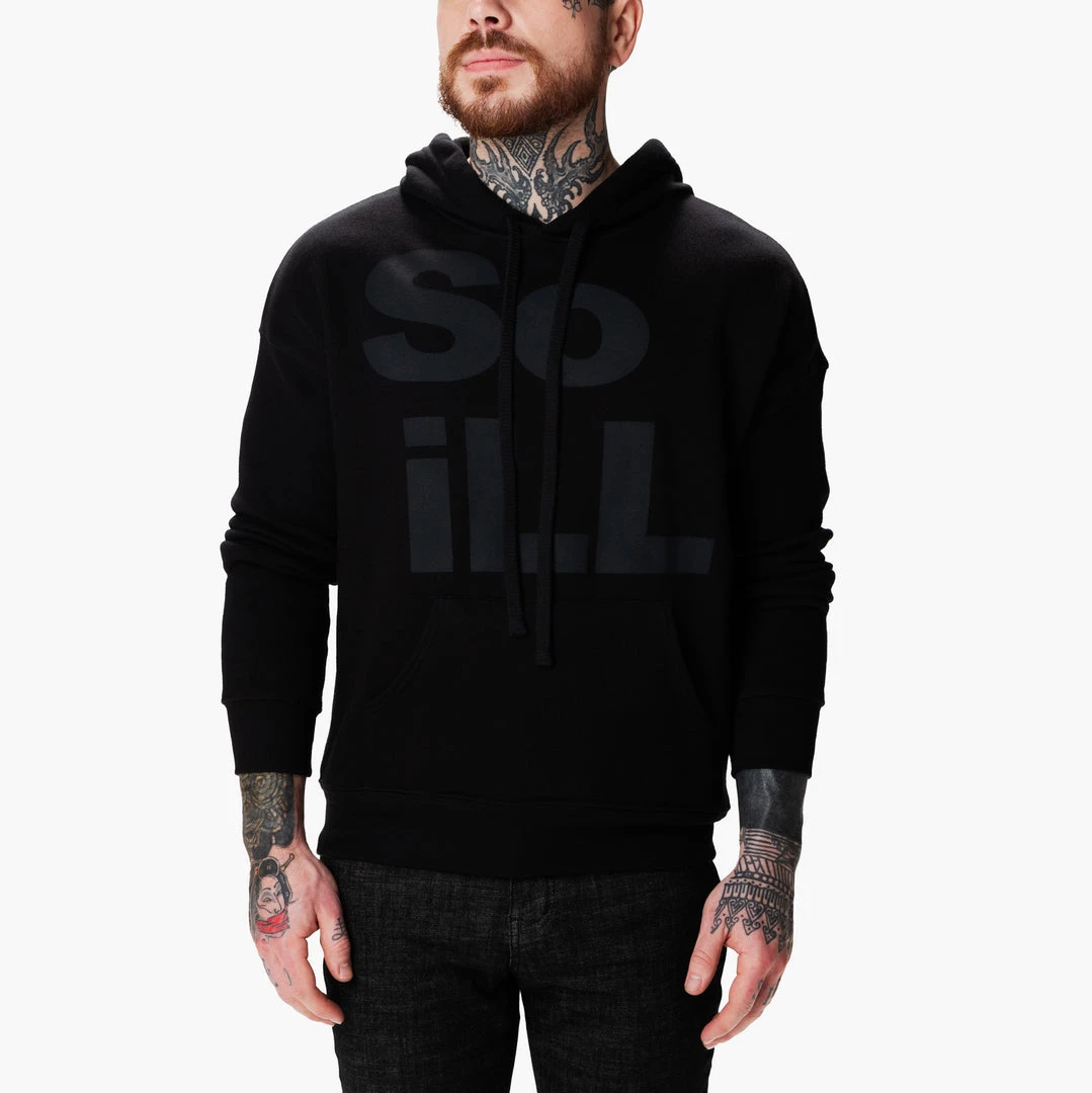 Black Wolf So ILL Stacked Logo Hoodie 4 Black Wolf So ILL Stacked Logo Hoodie