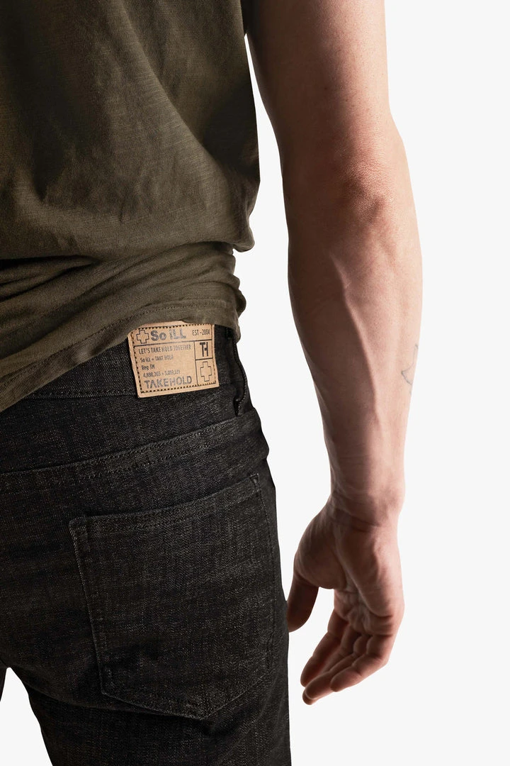 So ILL Sale Men's Denim Shorts - Black 5 So ILL Sale Men's Denim Shorts - Black